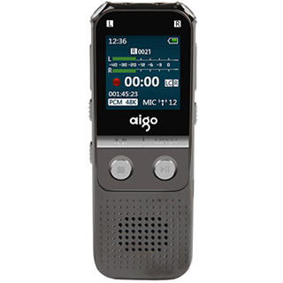 哈尔滨购物网爱国者（aigo）R5522 录音笔专业 高清远距降噪 微型声控 PMC高品质 16G 总代理批发