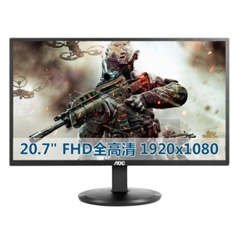 哈尔滨购物网AOC E2180SWN 20.7英寸宽屏LED背光液晶显示器（黑色）总代理批发