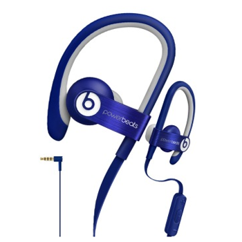 哈尔滨购物网BEATS PowerBeats 2 挂耳式运动耳机 蓝色 iphone线控带麦总代理批发