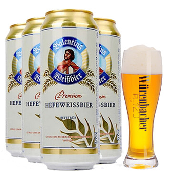 哈尔滨购物网爱士堡 威兰斯小麦啤酒 德国进口500ml×24总代理批发