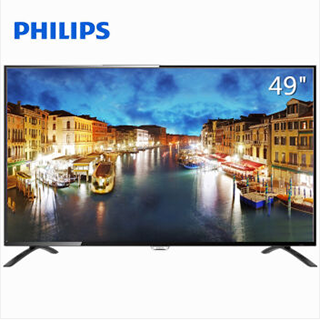 哈尔滨购物网飞利浦（PHILIPS) 49PUF6261/T3 49英寸4K高清安卓智能平板液晶电视机 总代理批发
