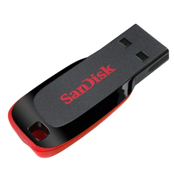 哈尔滨购物网闪迪（SanDisk）酷刃 (CZ50) 32GB U盘 黑红总代理批发