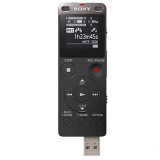 哈尔滨购物网索尼（SONY）ICD-UX565F 数码录音棒 纤薄机身 8GB 黑总代理批发