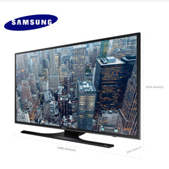 哈尔滨购物网三星（SAMSUNG）UA75JU6400J 75英寸 4K高清智能电视 黑色总代理批发