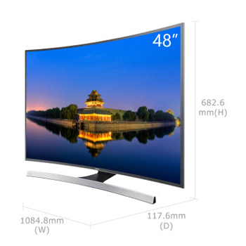 哈尔滨购物网三星（SAMSUNG）UA48JU6800JXXZ 48英寸4K高清曲面智能网络液晶电视 总代理批发