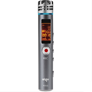 哈尔滨购物网爱国者（aigo） R5511 录音笔专业 微型 高清远距降噪 MP3播放器 大容量 2100H 8G 灰色总代理批发